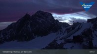 Archiv Foto Dachstein Gletscher: Webcam Bergstation Hunerkogel (2700 m) 07:00
