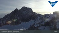 Archiv Foto Dachstein Gletscher: Webcam Bergstation Hunerkogel (2700 m) 09:00