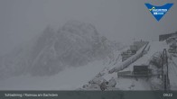 Archiv Foto Dachstein Gletscher: Webcam Bergstation Hunerkogel (2700 m) 08:00