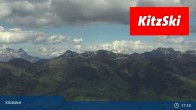 Archived image Webcam Kitzbühel: View Top Station Hahnenkamm 16:00