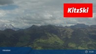Archived image Webcam Kitzbühel: View Top Station Hahnenkamm 14:00