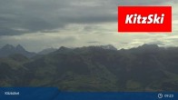 Archived image Webcam Kitzbühel: View Top Station Hahnenkamm 08:00