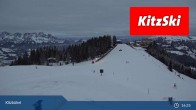 Archived image Webcam Kitzbühel: View Top Station Hahnenkamm 00:00