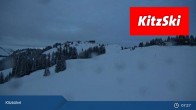 Archived image Webcam Kitzbühel: View Top Station Hahnenkamm 06:00