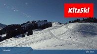 Archived image Webcam Kitzbühel: View Top Station Hahnenkamm 12:00