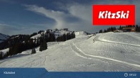 Archived image Webcam Kitzbühel: View Top Station Hahnenkamm 08:00