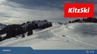 Archived image Webcam Kitzbühel: View Top Station Hahnenkamm 12:00