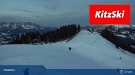 Archived image Webcam Kitzbühel: View Top Station Hahnenkamm 16:00