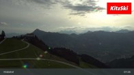Archived image Webcam Kitzbühel: View Top Station Hahnenkamm 06:00