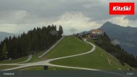 Archived image Webcam Kitzbühel: View Top Station Hahnenkamm 12:00