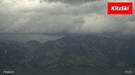 Archived image Webcam Kitzbühel: View Top Station Hahnenkamm 14:00