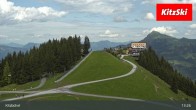 Archived image Webcam Kitzbühel: View Top Station Hahnenkamm 12:00