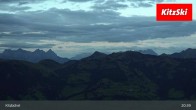 Archived image Webcam Kitzbühel: View Top Station Hahnenkamm 20:00