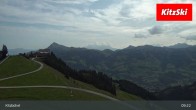 Archived image Webcam Kitzbühel: View Top Station Hahnenkamm 08:00