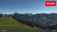 Archived image Webcam Kitzbühel: View Top Station Hahnenkamm 09:00