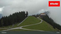 Archived image Webcam Kitzbühel: View Top Station Hahnenkamm 12:00