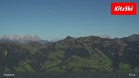 Archived image Webcam Kitzbühel: View Top Station Hahnenkamm 14:00