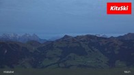 Archived image Webcam Kitzbühel: View Top Station Hahnenkamm 00:00