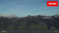 Archived image Webcam Kitzbühel: View Top Station Hahnenkamm 14:00