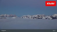 Archived image Webcam Kitzbühel: View Top Station Hahnenkamm 00:00