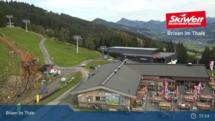 Webcam Bergstation Gondelbahn, Brixen Im Thale • Ferienregion Hohe ...