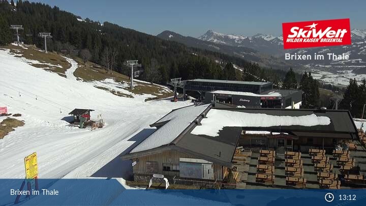 Webcam Bergstation Gondelbahn, Brixen Im Thale • Kufsteinerland • Panorama