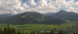 Archived image Webcam Enjoy the view from the 'Berggasthof Habersattgut' into the Enns valley 10:00