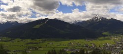 Archived image Webcam Enjoy the view from the 'Berggasthof Habersattgut' into the Enns valley 09:00