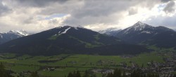 Archived image Webcam Enjoy the view from the 'Berggasthof Habersattgut' into the Enns valley 13:00