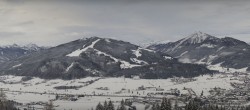 Archived image Webcam Enjoy the view from the 'Berggasthof Habersattgut' into the Enns valley 07:00