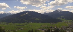 Archived image Webcam Enjoy the view from the 'Berggasthof Habersattgut' into the Enns valley 11:00