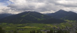 Archived image Webcam Enjoy the view from the 'Berggasthof Habersattgut' into the Enns valley 13:00