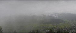 Archived image Webcam Enjoy the view from the 'Berggasthof Habersattgut' into the Enns valley 09:00