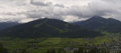 Archived image Webcam Enjoy the view from the 'Berggasthof Habersattgut' into the Enns valley 13:00
