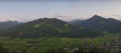 Archiv Foto Webcam Berggasthof Habersattgut: Panoramablick Altenmarkt 19:00