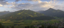 Archiv Foto Webcam Berggasthof Habersattgut: Panoramablick Altenmarkt 19:00