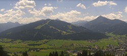 Archived image Webcam Enjoy the view from the 'Berggasthof Habersattgut' into the Enns valley 11:00
