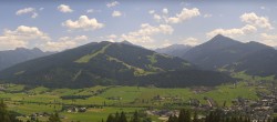 Archived image Webcam Enjoy the view from the 'Berggasthof Habersattgut' into the Enns valley 13:00