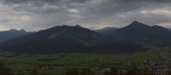 Archiv Foto Webcam Berggasthof Habersattgut: Panoramablick Altenmarkt 19:00