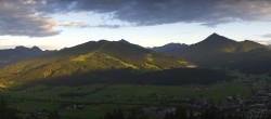 Archiv Foto Webcam Berggasthof Habersattgut: Panoramablick Altenmarkt 19:00