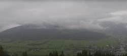 Archiv Foto Webcam Berggasthof Habersattgut: Panoramablick Altenmarkt 13:00