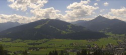 Archived image Webcam Enjoy the view from the 'Berggasthof Habersattgut' into the Enns valley 11:00
