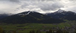 Archived image Webcam Enjoy the view from the 'Berggasthof Habersattgut' into the Enns valley 13:00