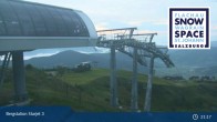 Archived image Webcam Chair Lift Starjet 3 (Top Station) 19:00