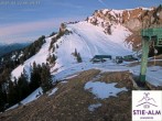 Archiv Foto Webcam Stiealm unterhalb des Latschenkopfes 05:00