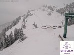 Archiv Foto Webcam Stiealm unterhalb des Latschenkopfes 06:00