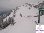 Archiv Foto Webcam Stiealm unterhalb des Latschenkopfes 07:00