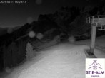 Archiv Foto Webcam Stiealm unterhalb des Latschenkopfes 23:00