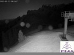 Archiv Foto Webcam Stiealm unterhalb des Latschenkopfes 03:00