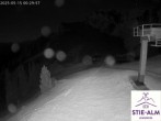 Archiv Foto Webcam Stiealm unterhalb des Latschenkopfes 23:00